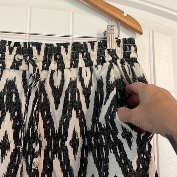 J Crew LINEN Pull on Pants Size 6 - Picture 3 of 7